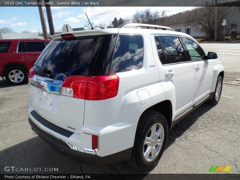 Summit White / Jet Black 2016 GMC Terrain SLE AWD