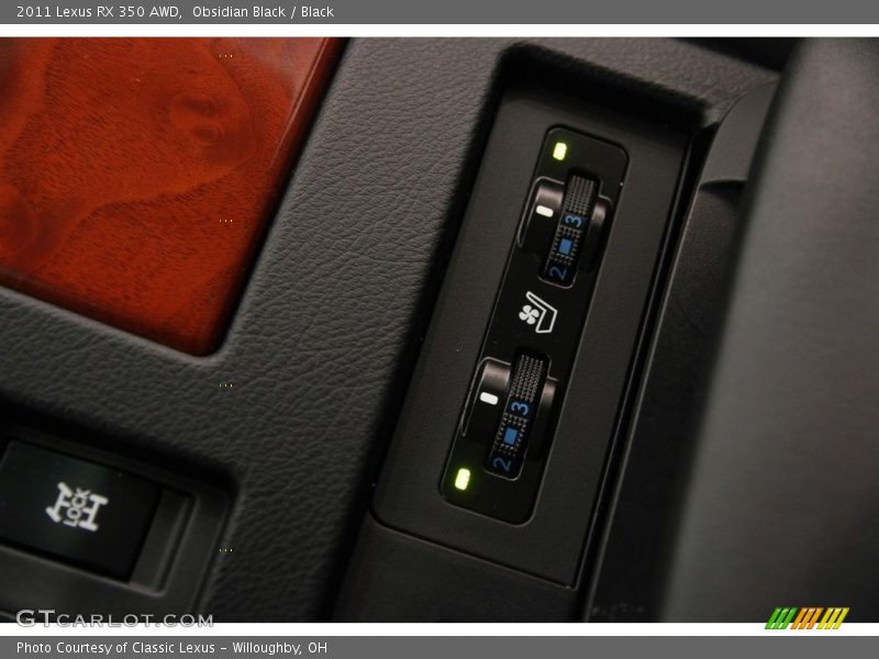 Obsidian Black / Black 2011 Lexus RX 350 AWD