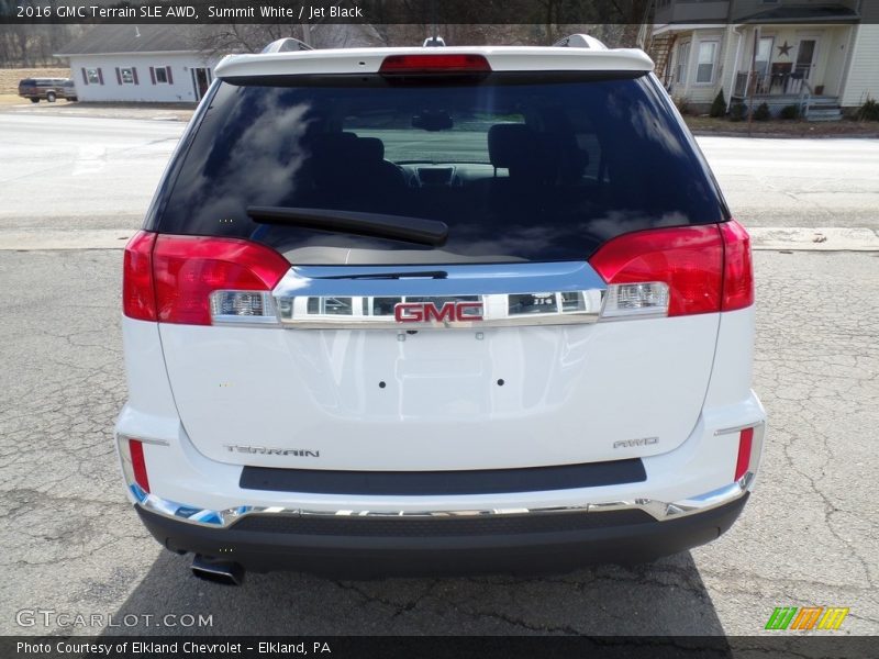 Summit White / Jet Black 2016 GMC Terrain SLE AWD