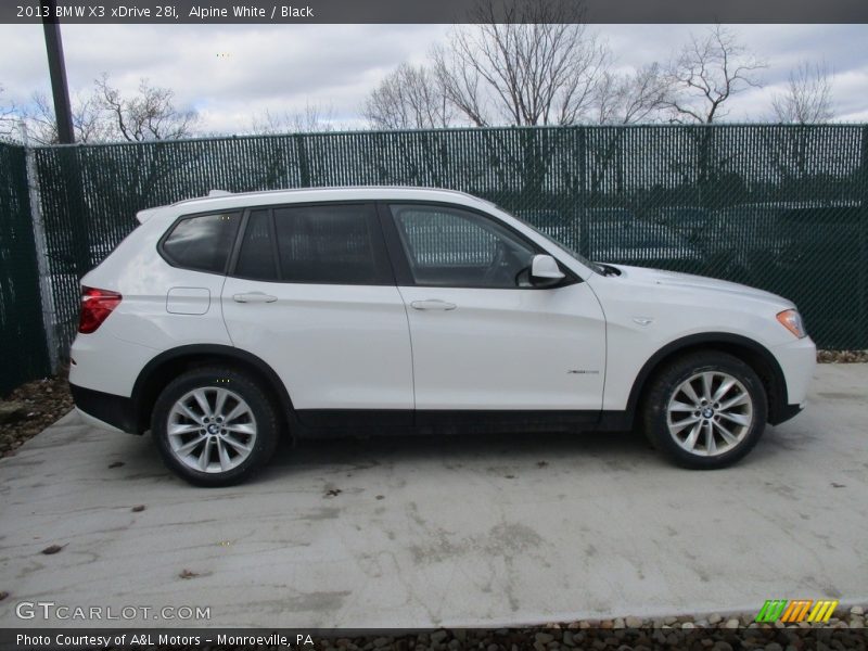Alpine White / Black 2013 BMW X3 xDrive 28i
