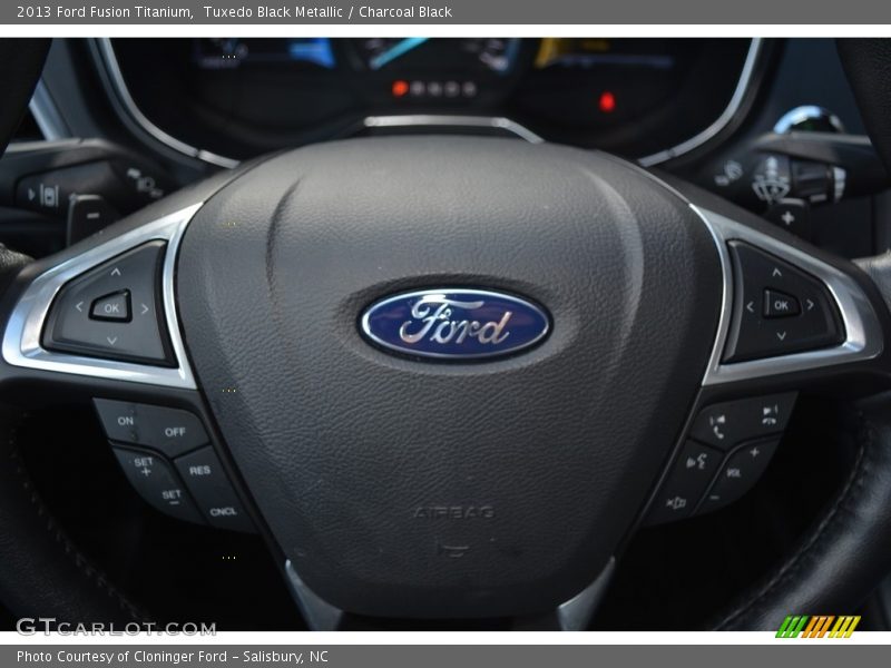 Tuxedo Black Metallic / Charcoal Black 2013 Ford Fusion Titanium