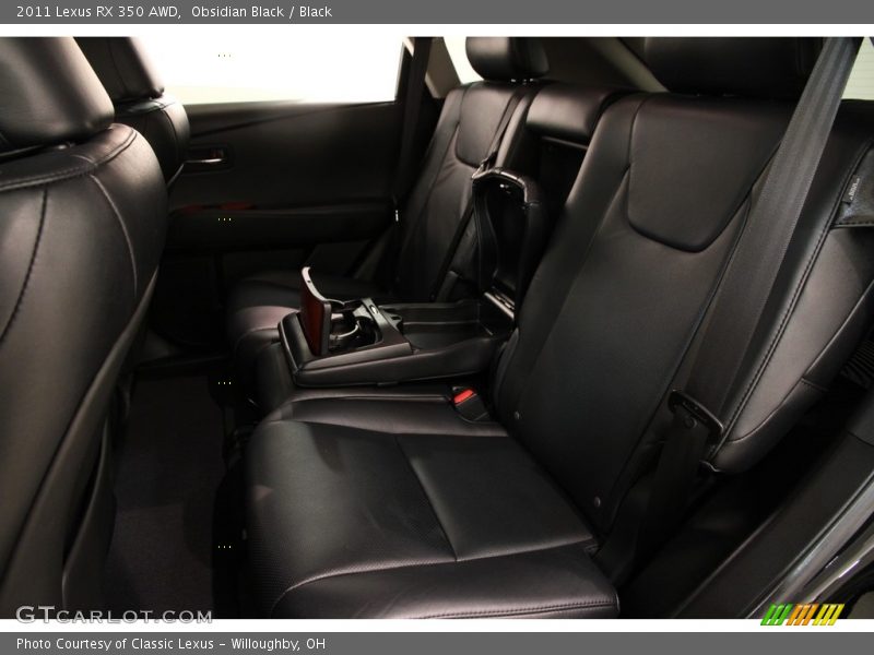 Obsidian Black / Black 2011 Lexus RX 350 AWD