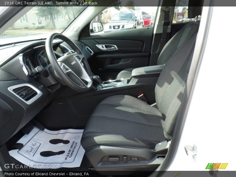 Summit White / Jet Black 2016 GMC Terrain SLE AWD