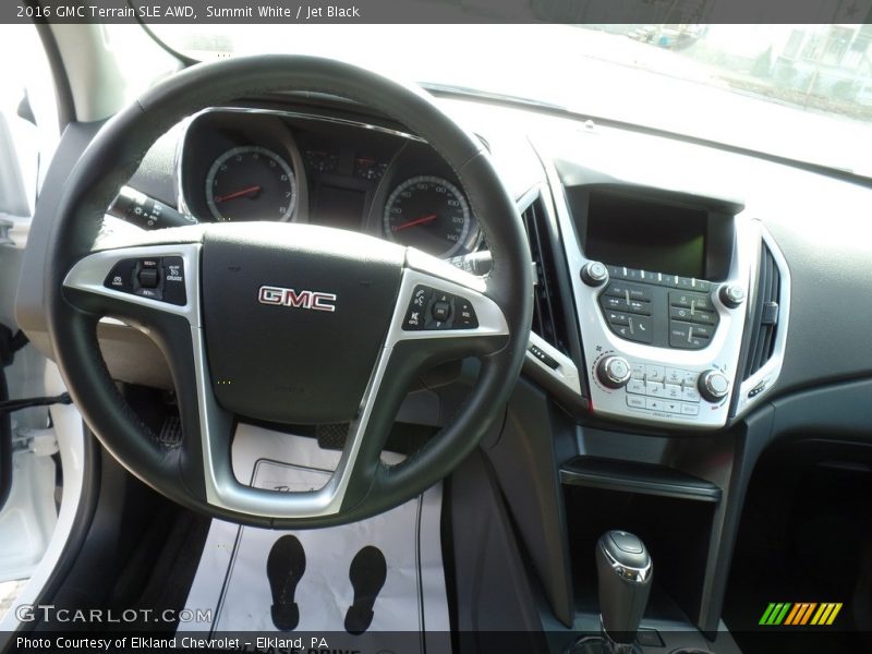 Summit White / Jet Black 2016 GMC Terrain SLE AWD