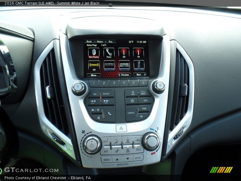 Summit White / Jet Black 2016 GMC Terrain SLE AWD