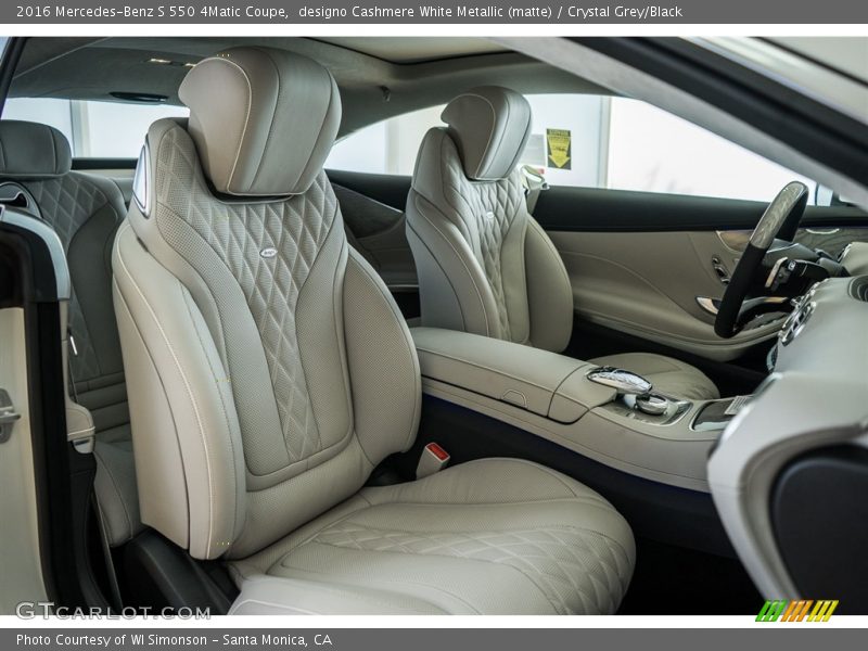 2016 S 550 4Matic Coupe Crystal Grey/Black Interior
