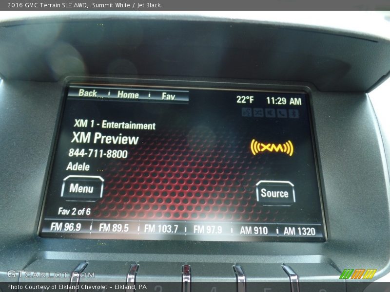 Summit White / Jet Black 2016 GMC Terrain SLE AWD