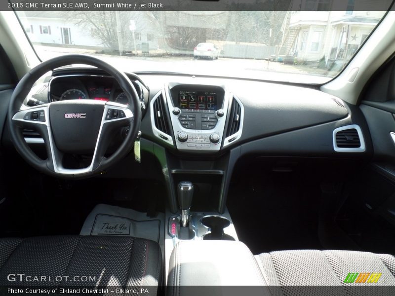 Summit White / Jet Black 2016 GMC Terrain SLE AWD