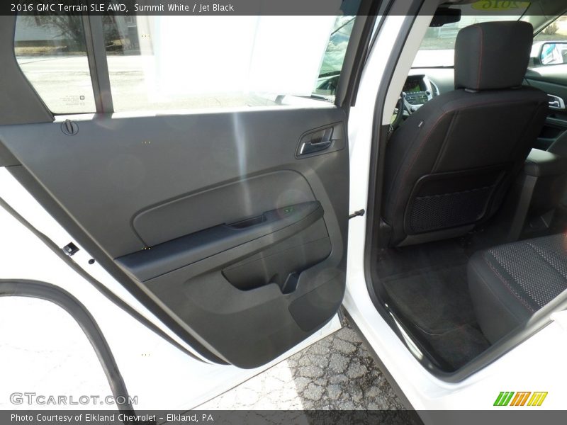 Summit White / Jet Black 2016 GMC Terrain SLE AWD