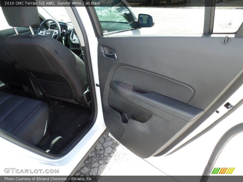 Summit White / Jet Black 2016 GMC Terrain SLE AWD