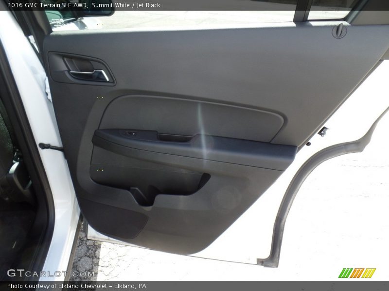 Summit White / Jet Black 2016 GMC Terrain SLE AWD