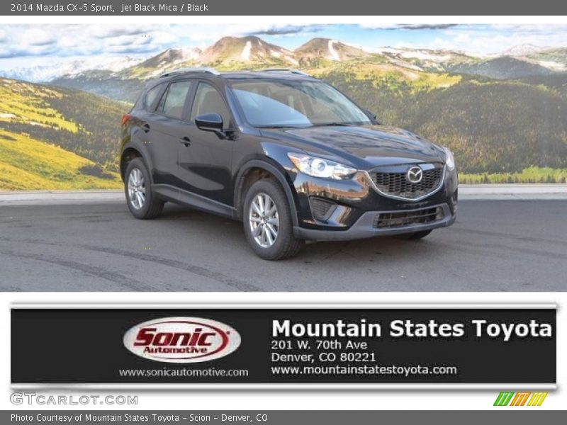 Jet Black Mica / Black 2014 Mazda CX-5 Sport