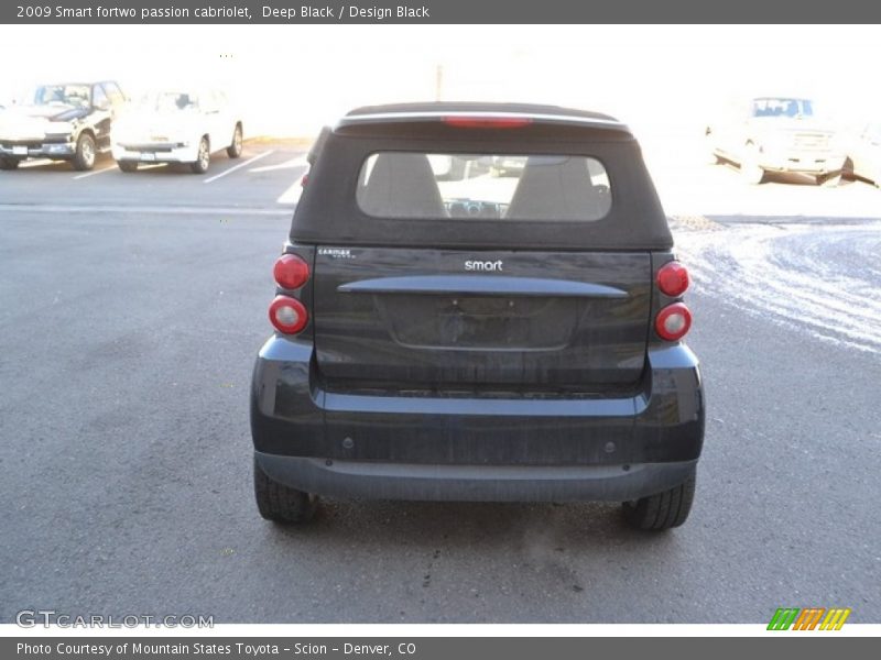 Deep Black / Design Black 2009 Smart fortwo passion cabriolet