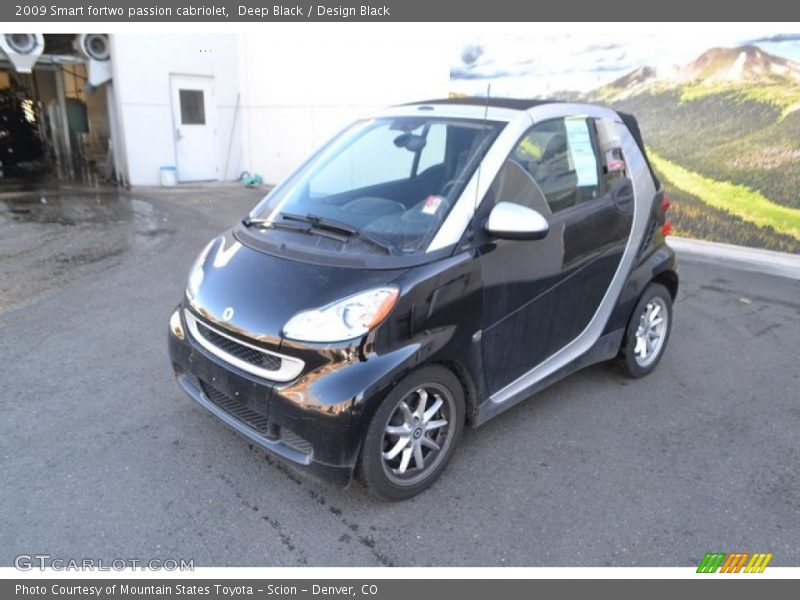 Front 3/4 View of 2009 fortwo passion cabriolet
