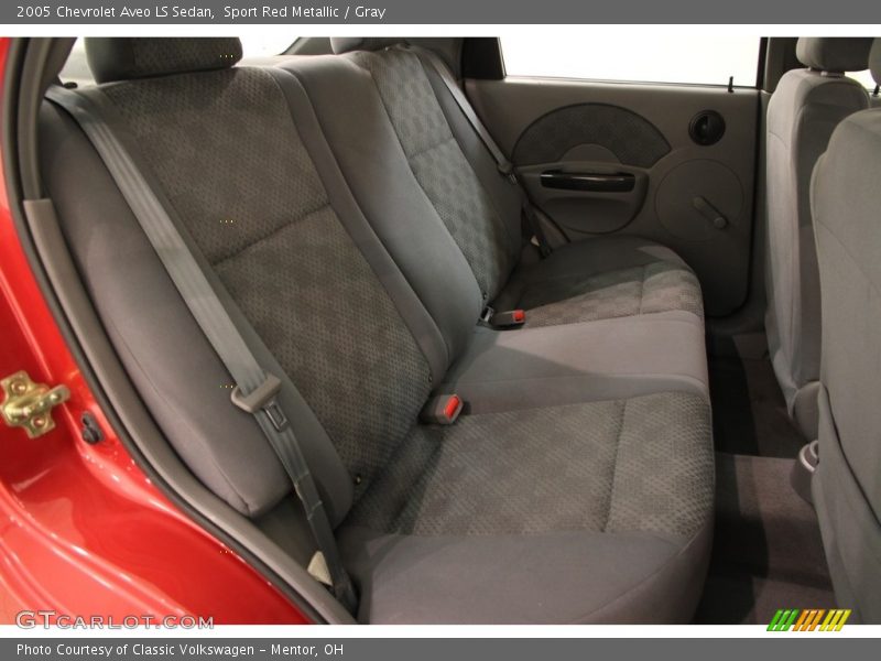 Sport Red Metallic / Gray 2005 Chevrolet Aveo LS Sedan