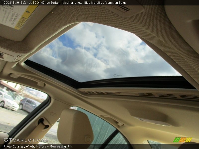 Mediterranean Blue Metallic / Venetian Beige 2016 BMW 3 Series 320i xDrive Sedan
