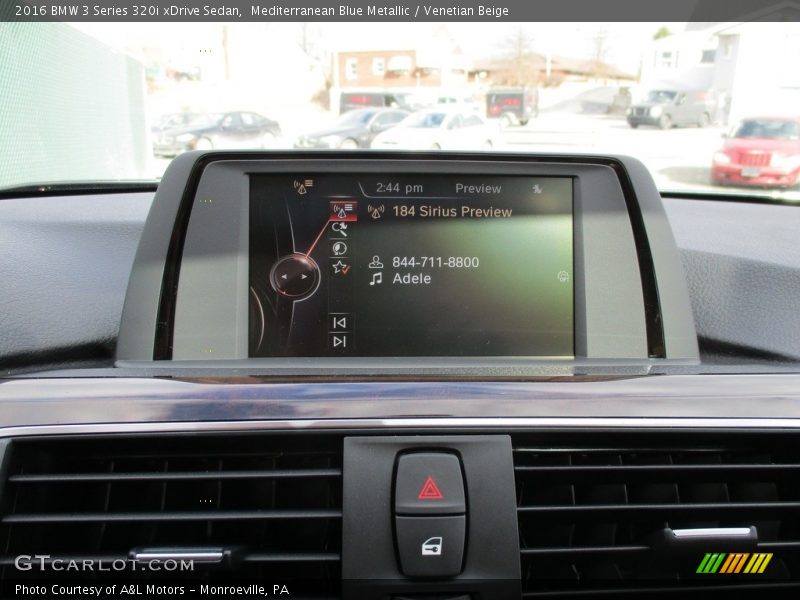 Mediterranean Blue Metallic / Venetian Beige 2016 BMW 3 Series 320i xDrive Sedan