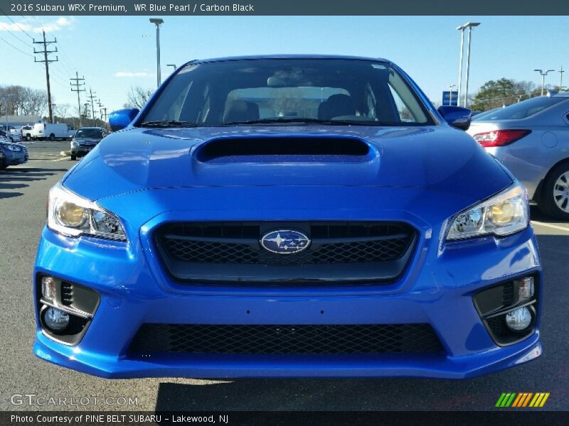 WR Blue Pearl / Carbon Black 2016 Subaru WRX Premium
