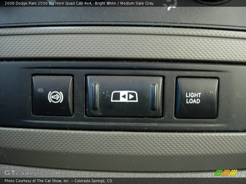 Bright White / Medium Slate Gray 2008 Dodge Ram 2500 Big Horn Quad Cab 4x4