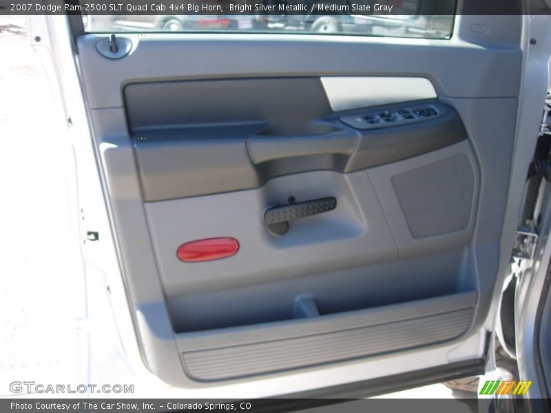 Bright Silver Metallic / Medium Slate Gray 2007 Dodge Ram 2500 SLT Quad Cab 4x4 Big Horn