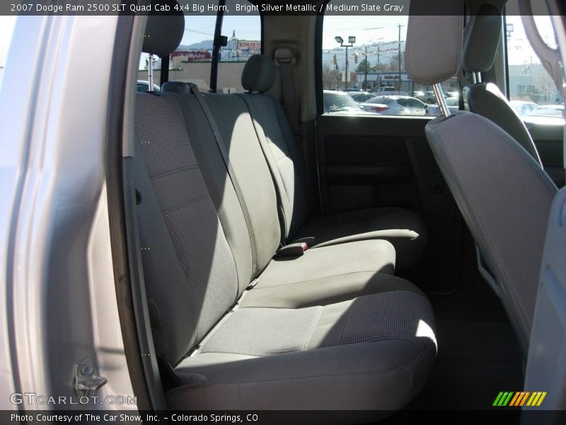 Bright Silver Metallic / Medium Slate Gray 2007 Dodge Ram 2500 SLT Quad Cab 4x4 Big Horn