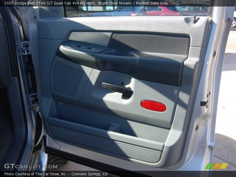 Bright Silver Metallic / Medium Slate Gray 2007 Dodge Ram 2500 SLT Quad Cab 4x4 Big Horn