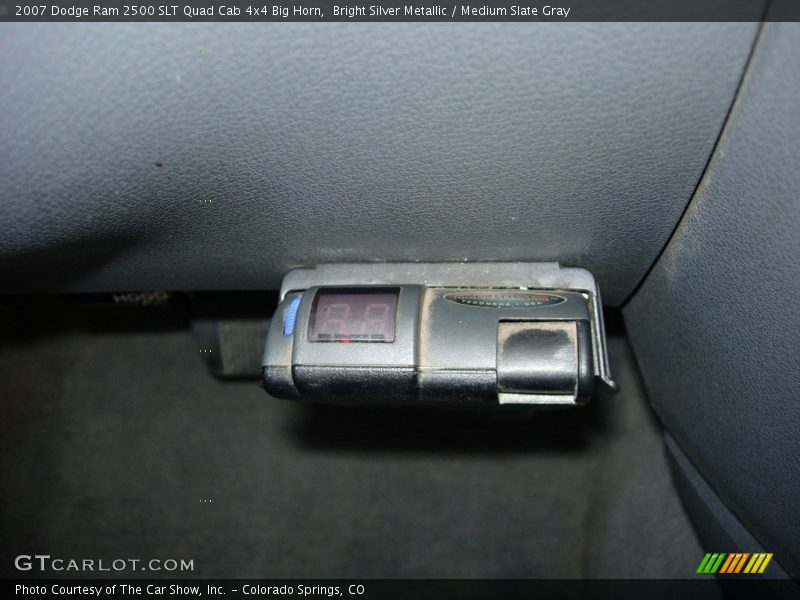 Bright Silver Metallic / Medium Slate Gray 2007 Dodge Ram 2500 SLT Quad Cab 4x4 Big Horn