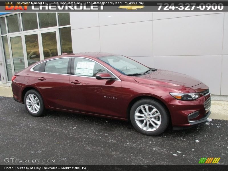 Butte Red Metallic / Dark Atmosphere/Medium Ash Gray 2016 Chevrolet Malibu LT