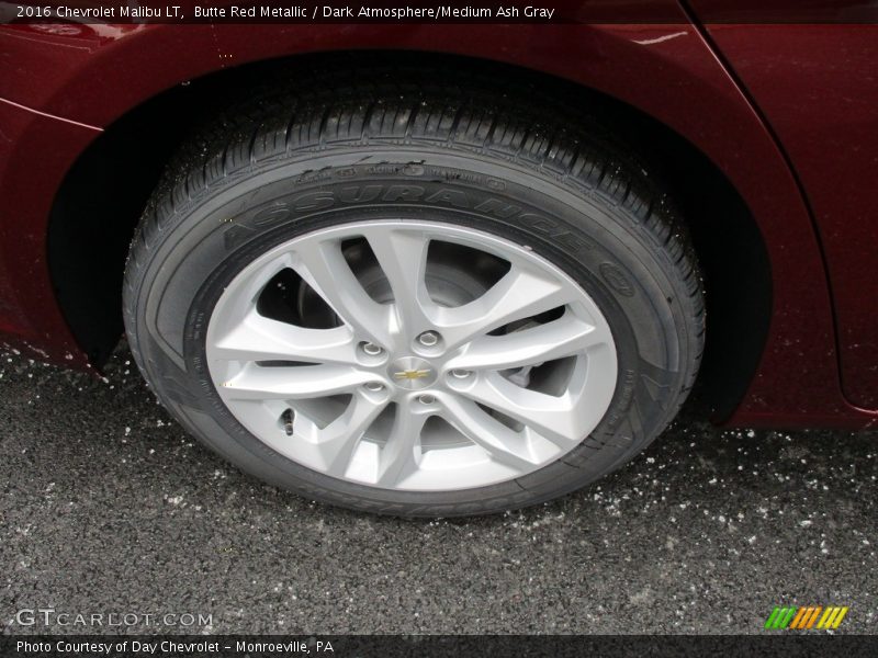 Butte Red Metallic / Dark Atmosphere/Medium Ash Gray 2016 Chevrolet Malibu LT