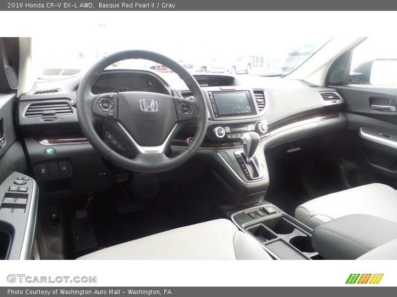 Gray Interior - 2016 CR-V EX-L AWD 