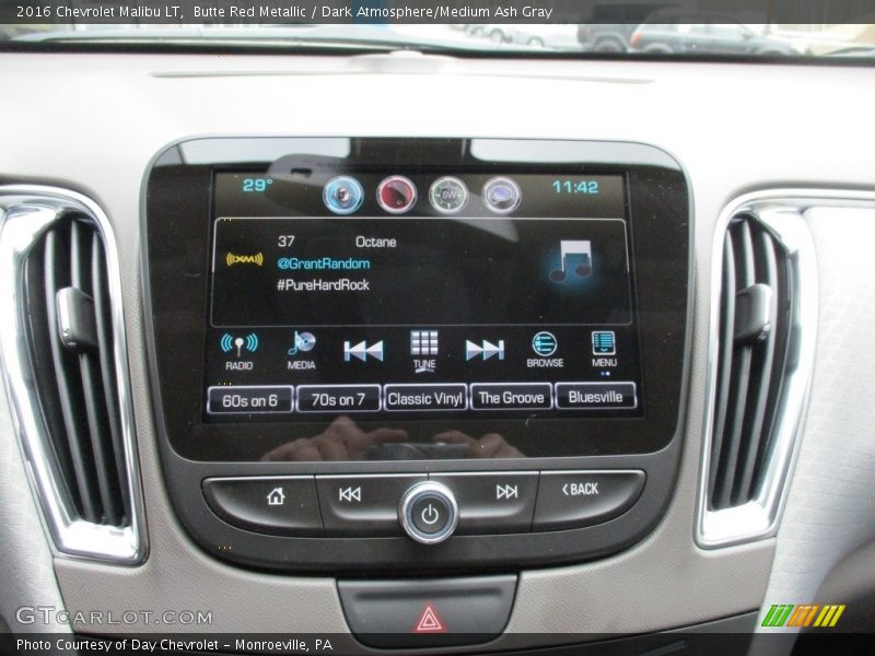 Butte Red Metallic / Dark Atmosphere/Medium Ash Gray 2016 Chevrolet Malibu LT