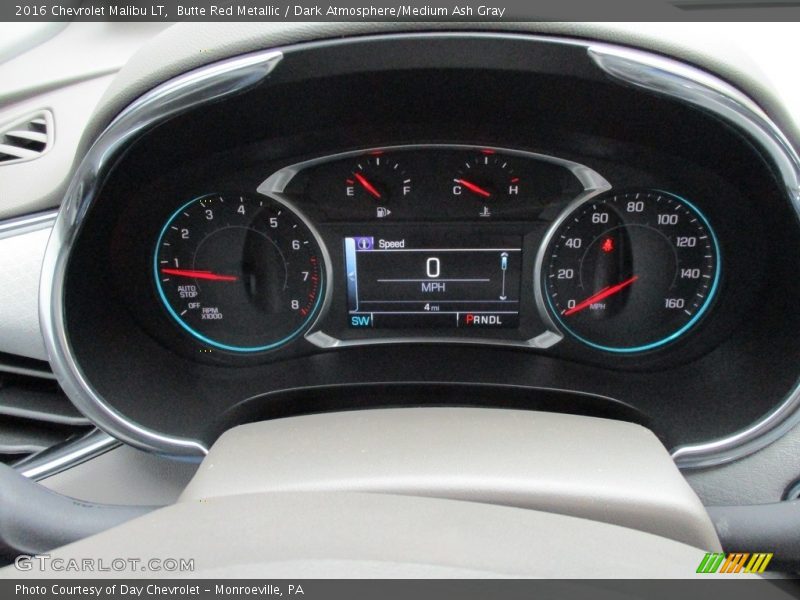 Butte Red Metallic / Dark Atmosphere/Medium Ash Gray 2016 Chevrolet Malibu LT
