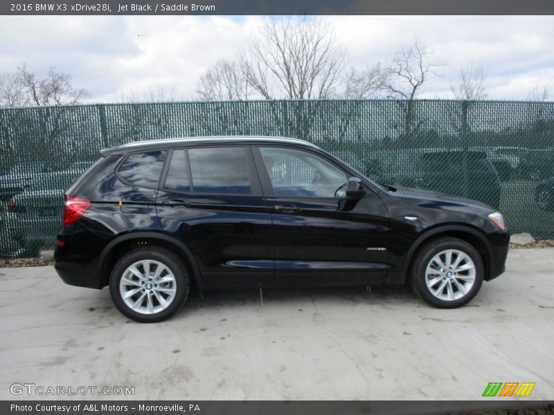 Jet Black / Saddle Brown 2016 BMW X3 xDrive28i