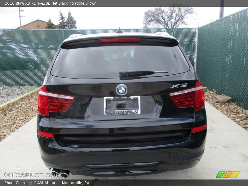 Jet Black / Saddle Brown 2016 BMW X3 xDrive28i