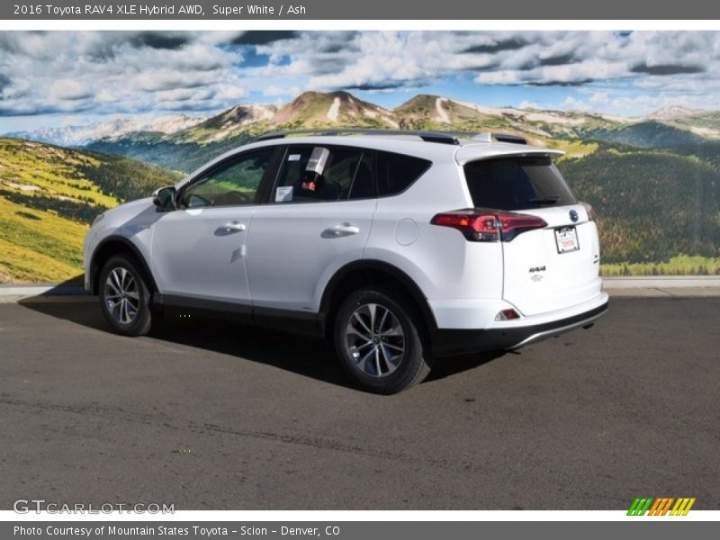 Super White / Ash 2016 Toyota RAV4 XLE Hybrid AWD