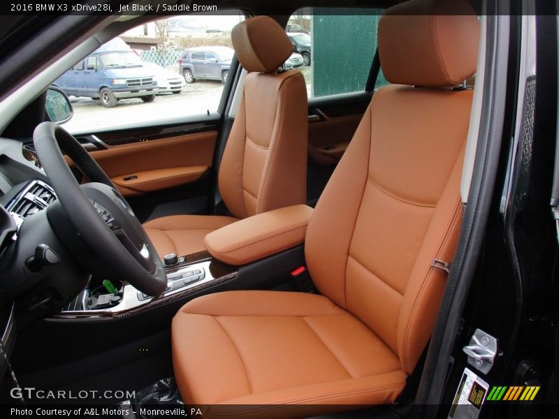 Jet Black / Saddle Brown 2016 BMW X3 xDrive28i