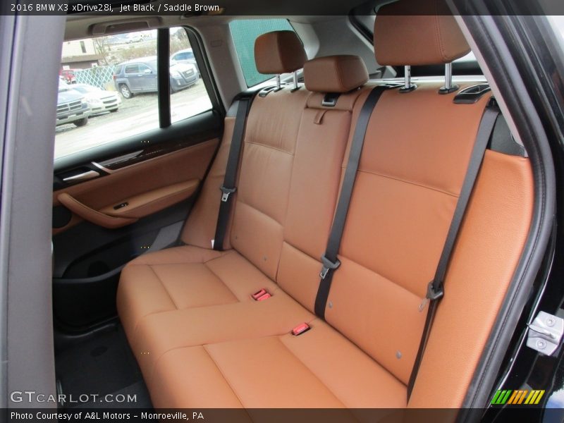 Jet Black / Saddle Brown 2016 BMW X3 xDrive28i