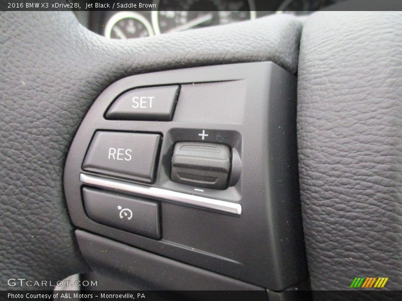 Jet Black / Saddle Brown 2016 BMW X3 xDrive28i