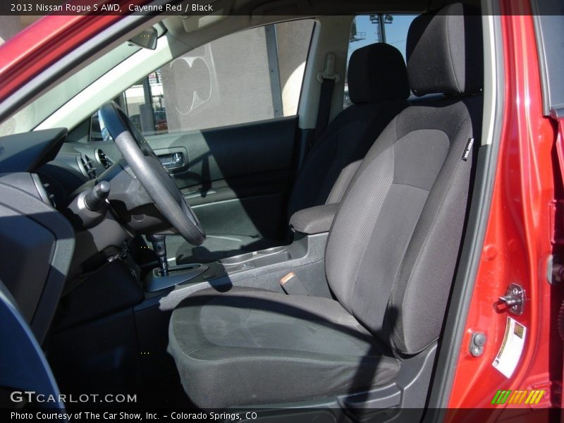 Cayenne Red / Black 2013 Nissan Rogue S AWD