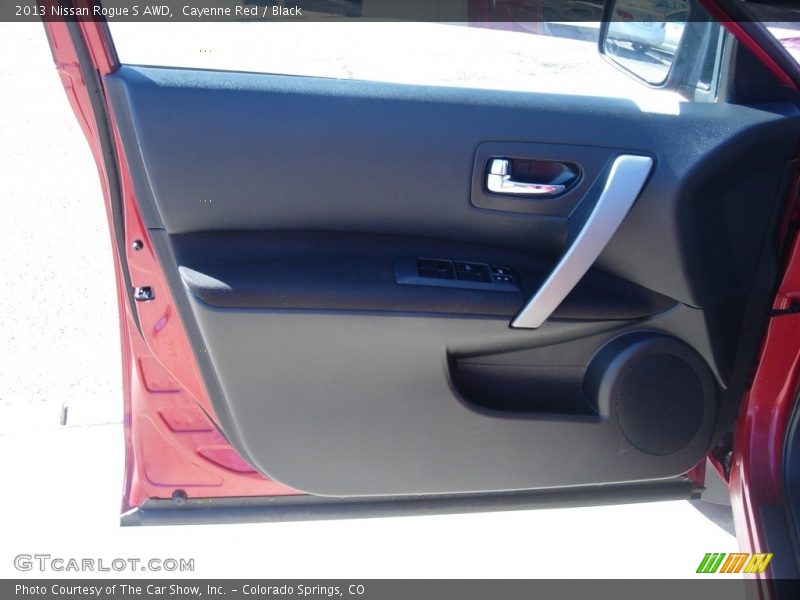 Cayenne Red / Black 2013 Nissan Rogue S AWD