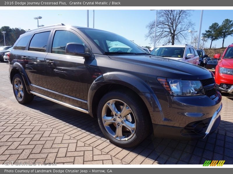 Granite Crystal Metallic / Black 2016 Dodge Journey Crossroad Plus