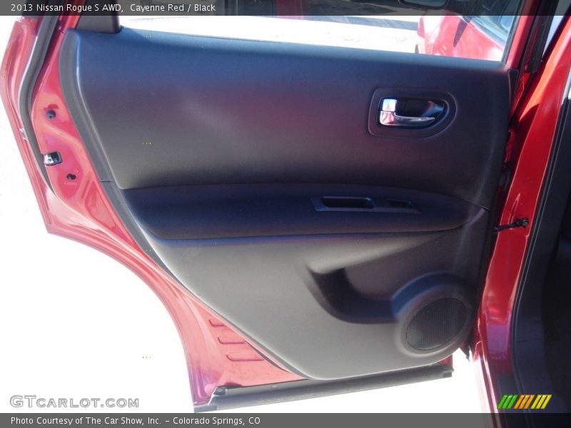 Cayenne Red / Black 2013 Nissan Rogue S AWD