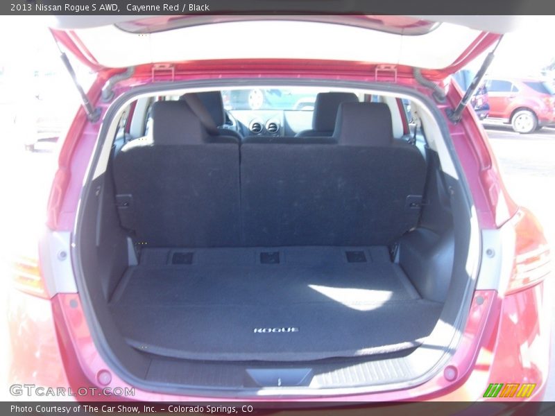 Cayenne Red / Black 2013 Nissan Rogue S AWD