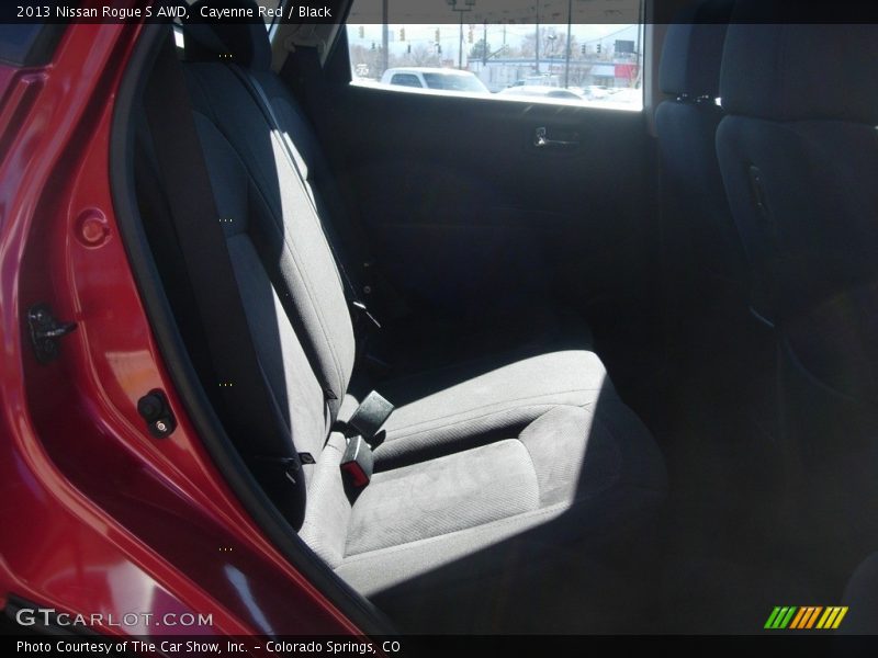 Cayenne Red / Black 2013 Nissan Rogue S AWD