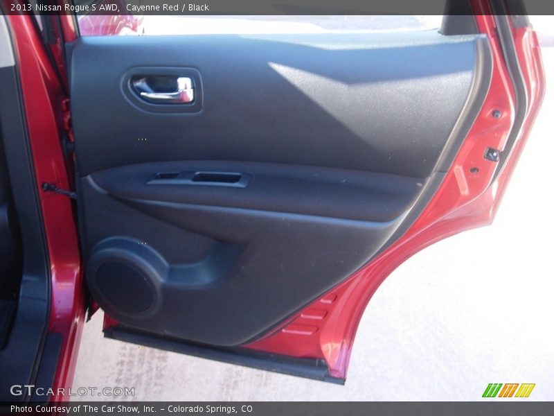 Cayenne Red / Black 2013 Nissan Rogue S AWD