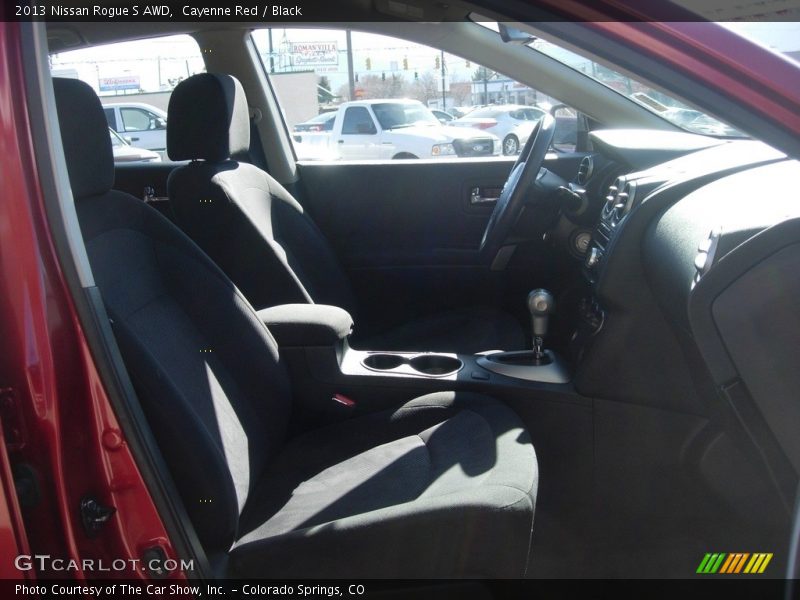 Cayenne Red / Black 2013 Nissan Rogue S AWD