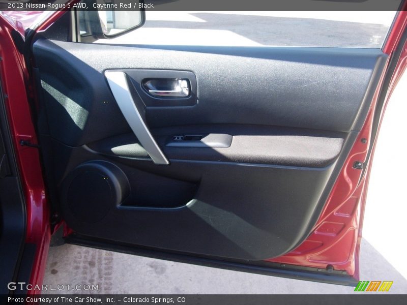 Cayenne Red / Black 2013 Nissan Rogue S AWD
