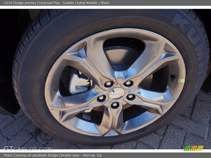 Granite Crystal Metallic / Black 2016 Dodge Journey Crossroad Plus
