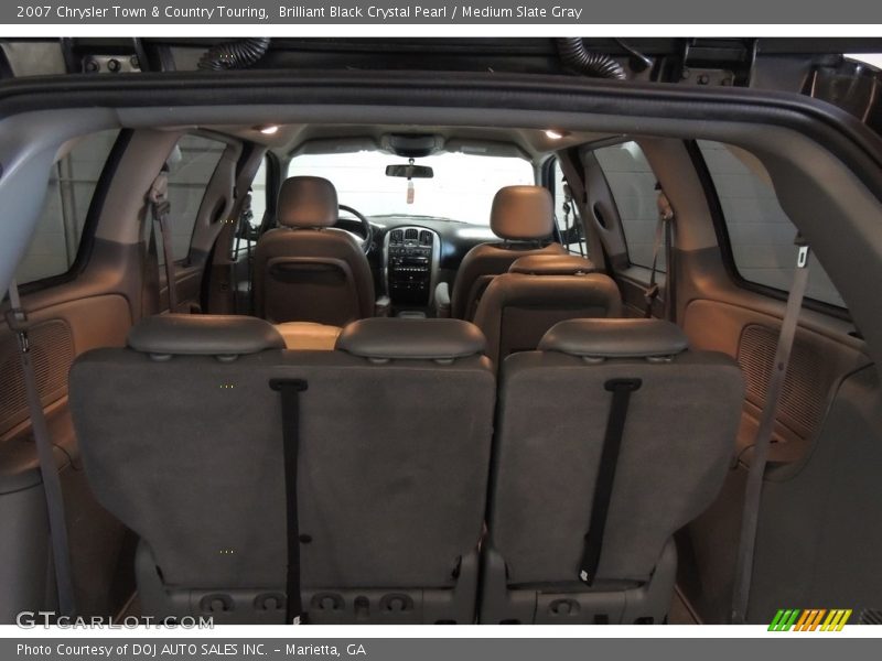 Brilliant Black Crystal Pearl / Medium Slate Gray 2007 Chrysler Town & Country Touring