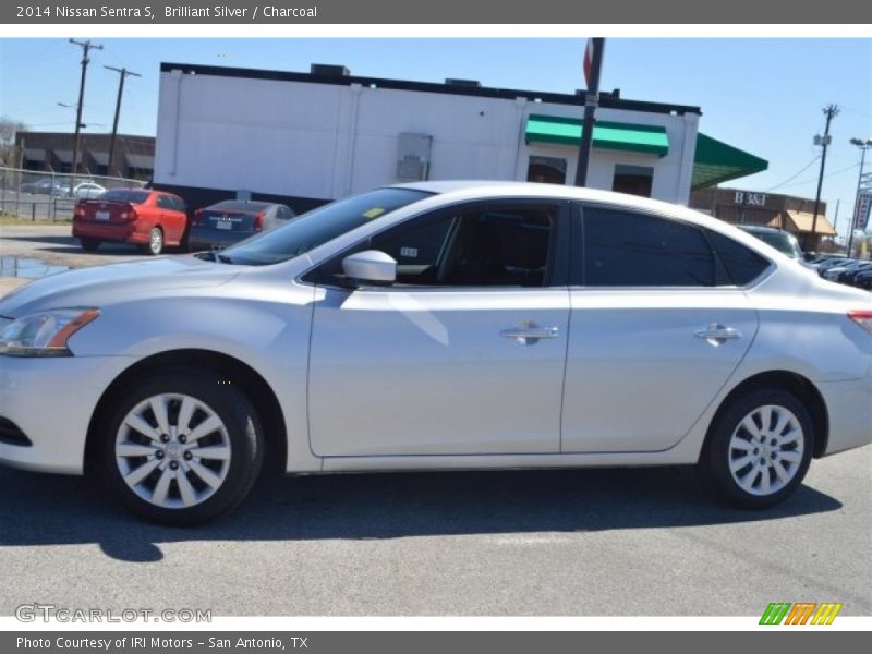 Brilliant Silver / Charcoal 2014 Nissan Sentra S